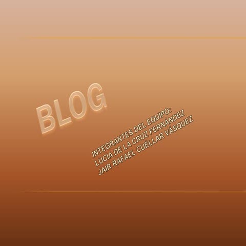 Estructura de un blog | DOCX