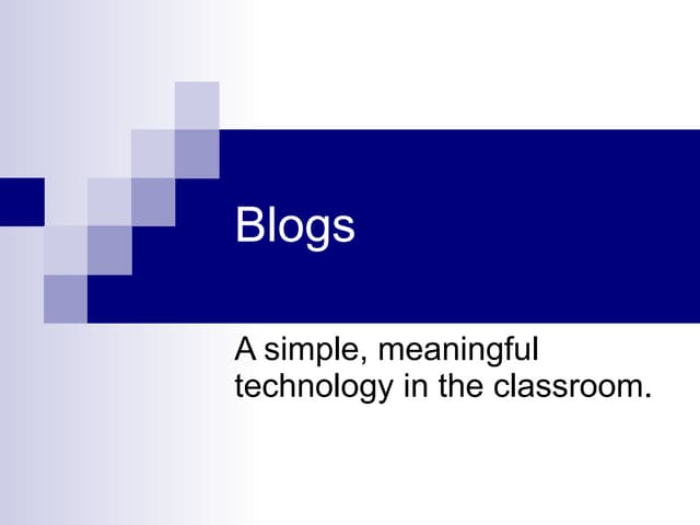 Blogs
