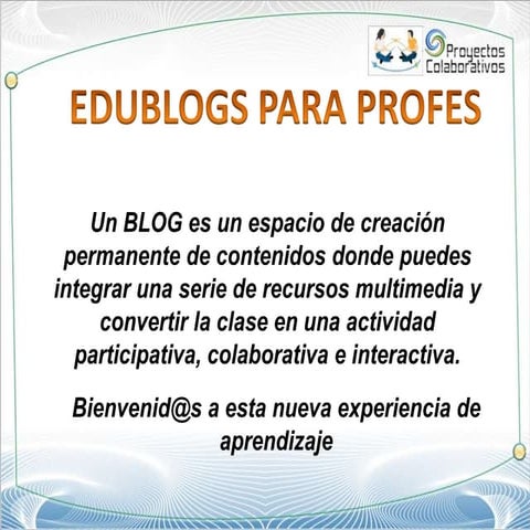 Curso taller blogs un recurso educativo_2015 | PDF
