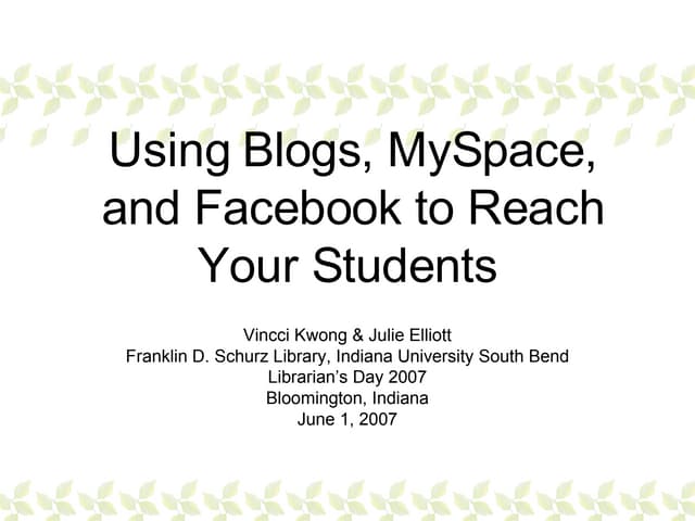 Blogs
