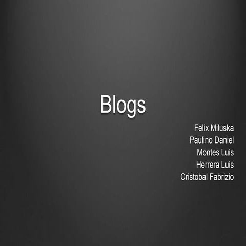 Blogs
