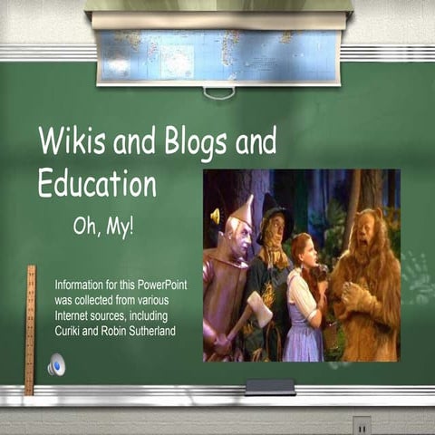 Blogs, Wikis and Web 2.0 Tools
