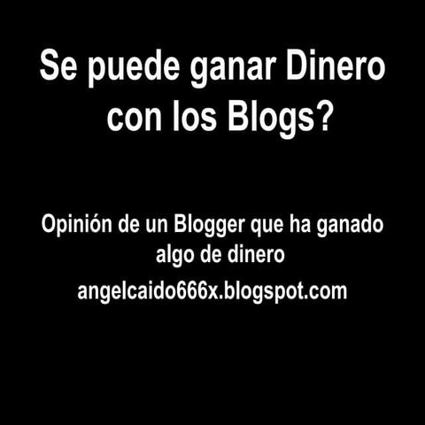 blogs y dinero