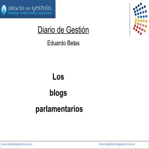 Blogs y Parlamento