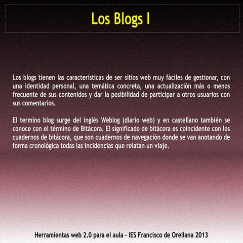 Creación de un blog con blogger