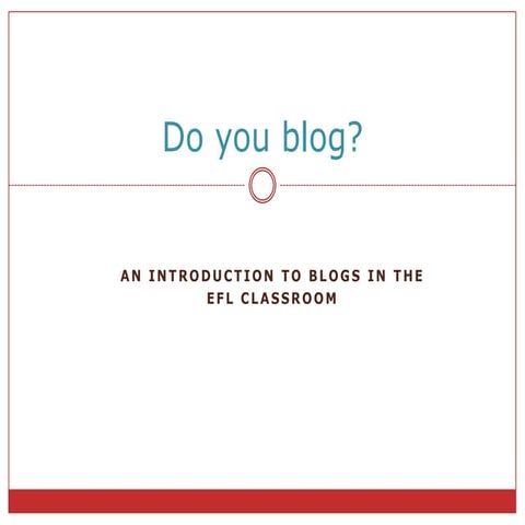 Introduction to Blogs