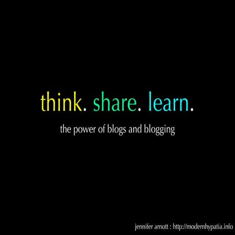 think, share, learn