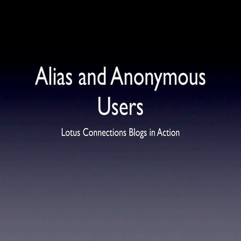 Blogs Anonymous | KEY