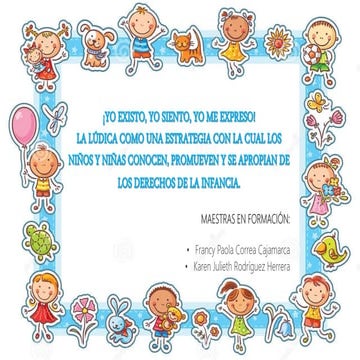 ¡YO EXISTO, YO SIENTO, YO ME EXPRESO! 