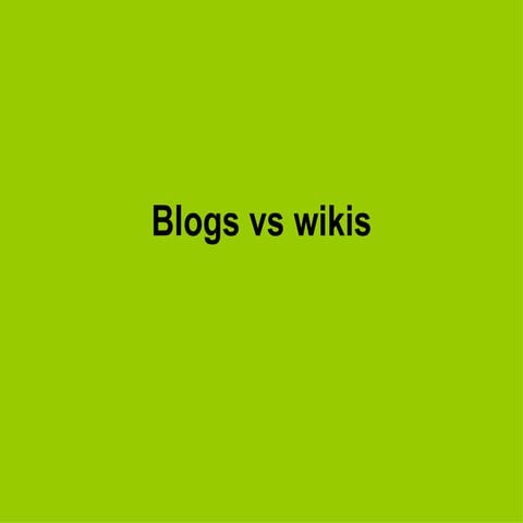 Cuadro comparativo entre wiki y blog | DOCX