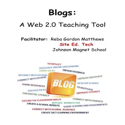 Blogging Staff Development Packet