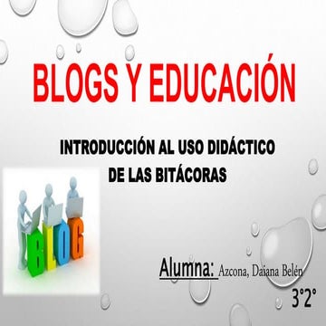 Blogs y educación
