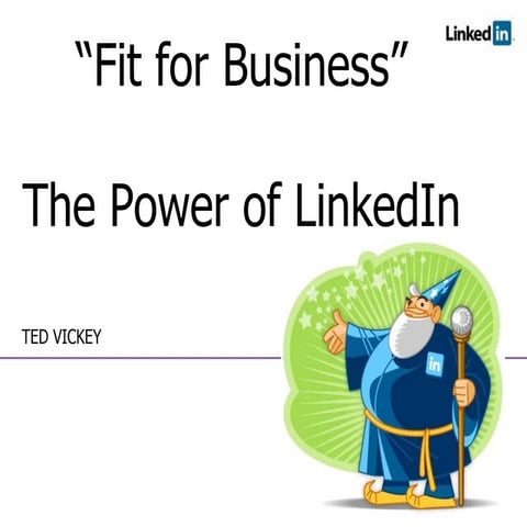 BlogTalk 2010 - Fit for Business and the Power of LinkedIn
