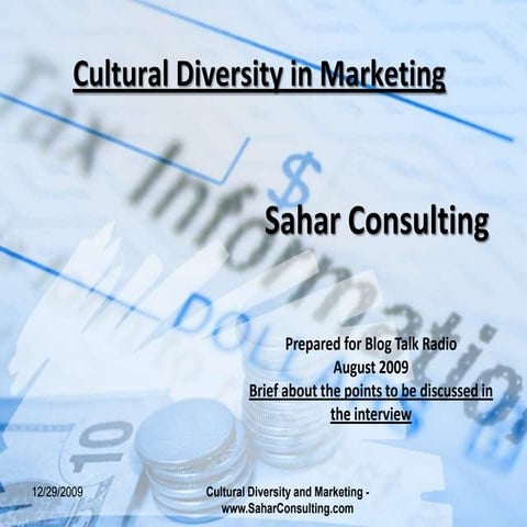 Marketing to Diversity