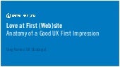 Love at First (Web)site - Anatomy o...
