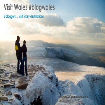 Visit Wales #blogwales. Joining search, social and content together