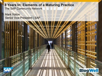 BlogWell 20June2011 Mark Yolton @ SAP