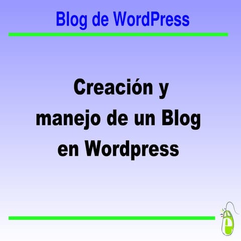 Presentación de Wordpress2.5