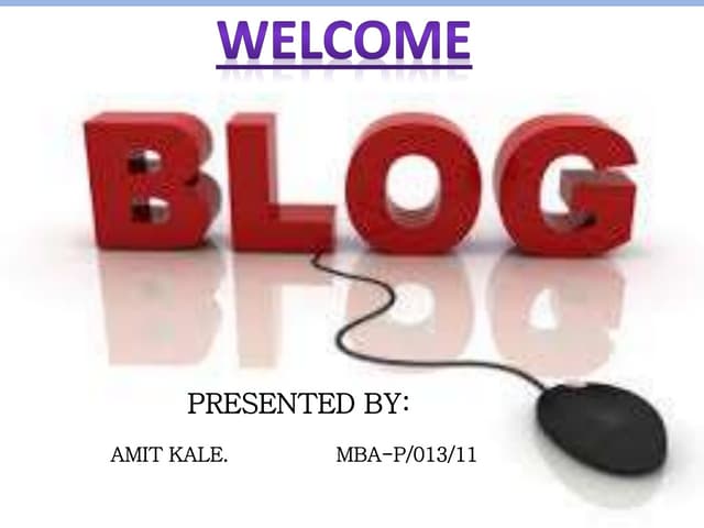 Blog writing