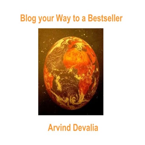 Blog your way to a best seller