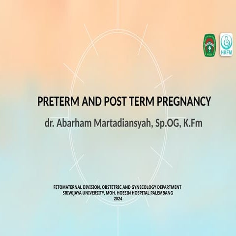 Blok 25 - Preterm - Posterm PPT - .pptx