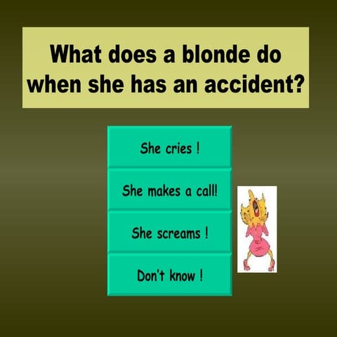 Blonde Accident