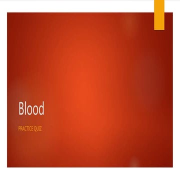 Blood | PPT