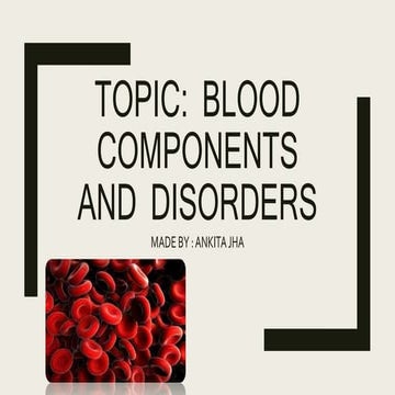 DISORDERS OF BLOOD COMPONENTS visual data 6