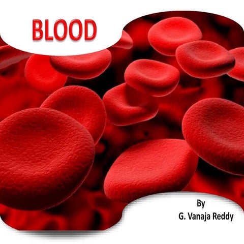 Blood anatomy | PPTX