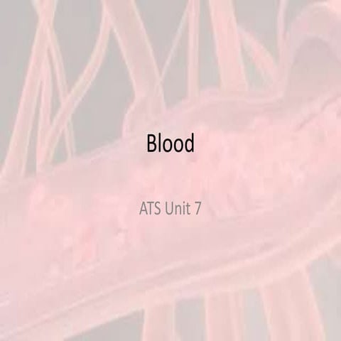Blood  for Essentials of Healthcare