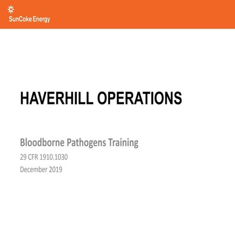 Bloodborne pathogens 12-5-19 - RV