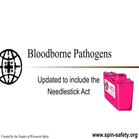 Bloodborne Pathogens Needlestick