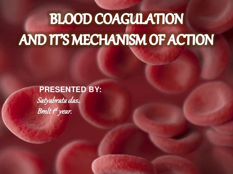 Blood coagulation