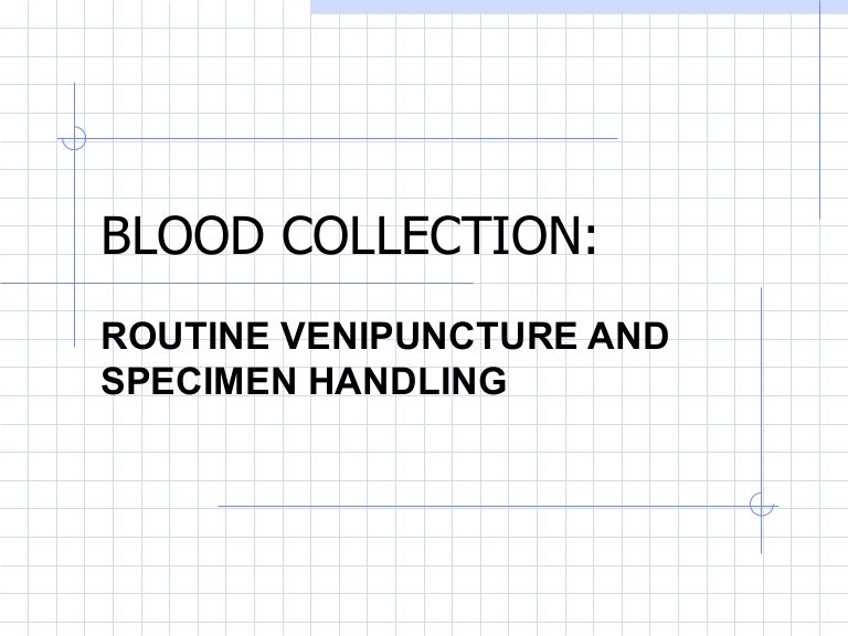 Blood collection