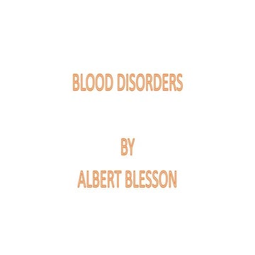 Blood disorders