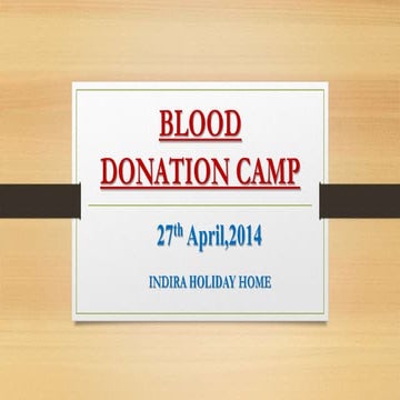Blood Donation