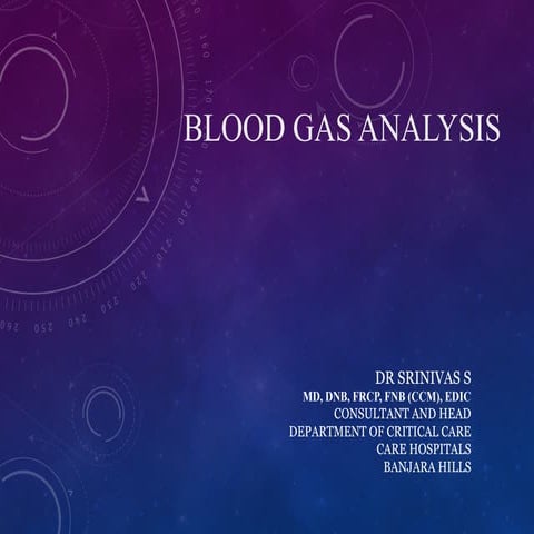 Blood gas analysis case scenarios