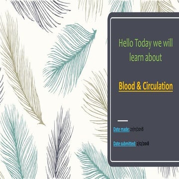 (biology)blood and circulation class-7