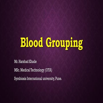 bloodgrouping and types and variations 20