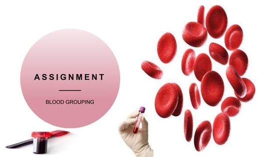 Determination of blood grouping | PDF