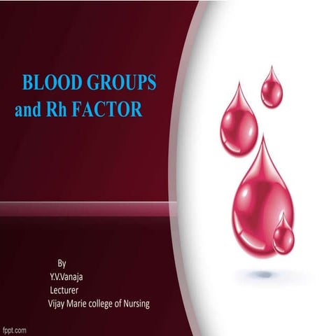 Blood groups ppt