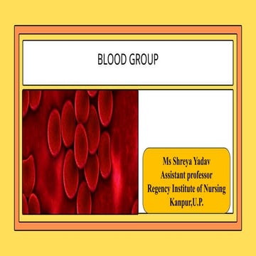 BLOOD GROUP PPT.pptxBlood group refers to the classification of human blood i...