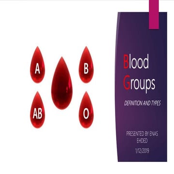 Blood groups enas ehded