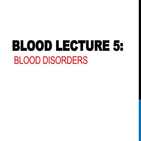 Comprehensive Overview of Blood Disorders: Anemia, Leukemia, and ...