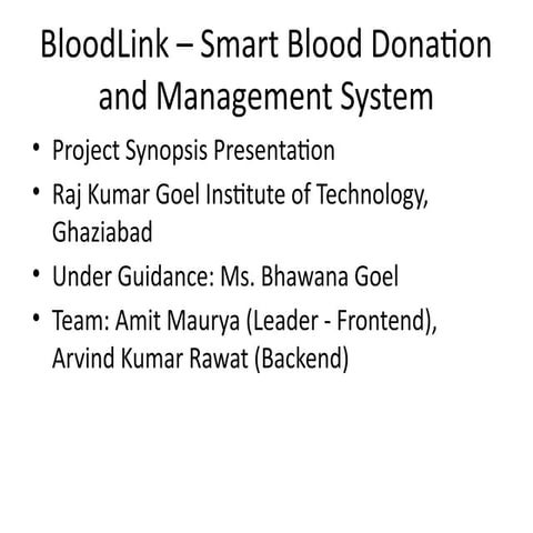 project on blood bank system.pptx
