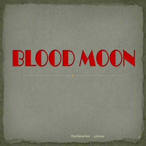 Blood moon