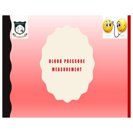 Blood pressure measurement