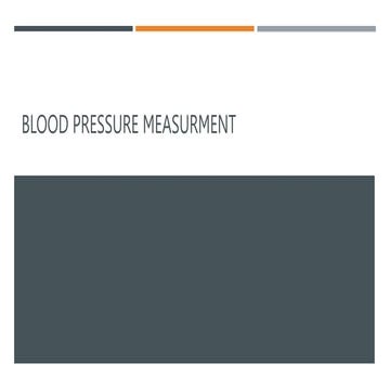 Types of Blood Pressure Measurement Techniques