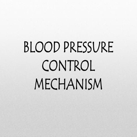 Blood pressure mechanism