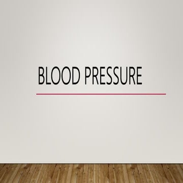 Blood Pressure
